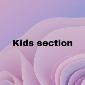 Kids section, New and used items in excellent condition